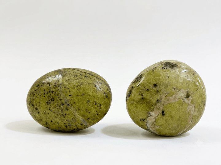 Green Opal Palm Stone | The Harmony Store Palm Stone