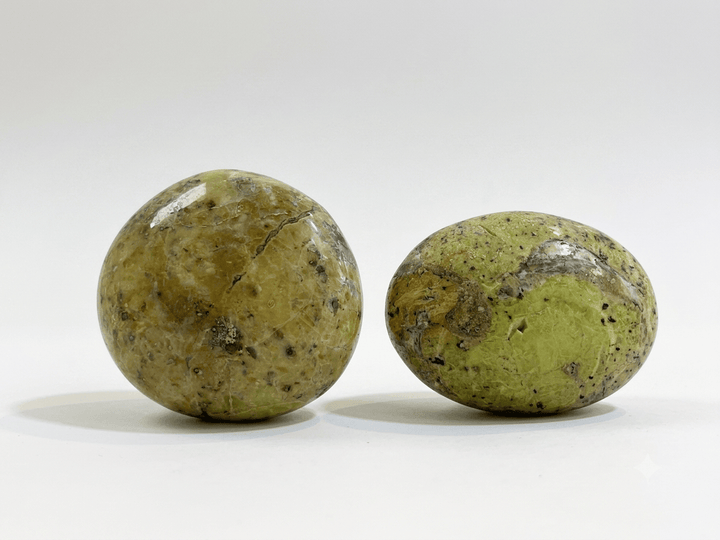 Green Opal Palm Stone | The Harmony Store Palm Stone