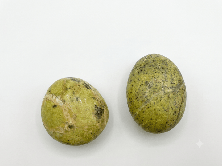Green Opal Palm Stone | The Harmony Store Palm Stone