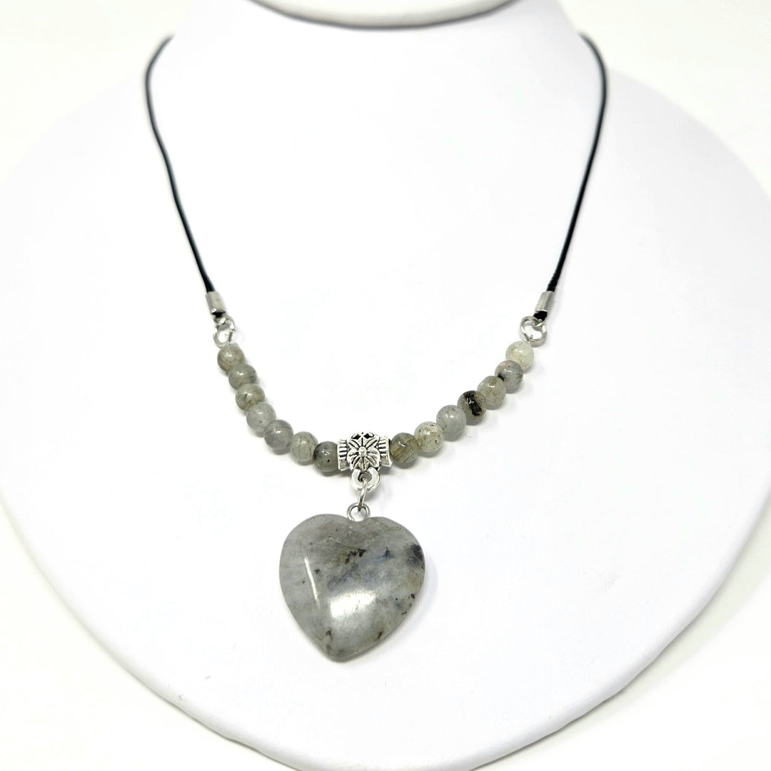 Heart Choker with Black Cord | The Harmony Store