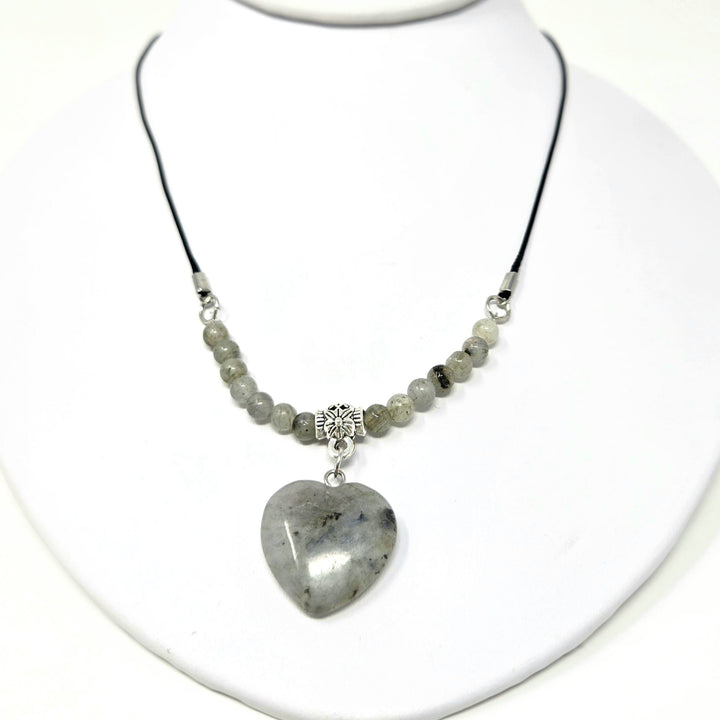 Heart Choker with Black Cord | The Harmony Store