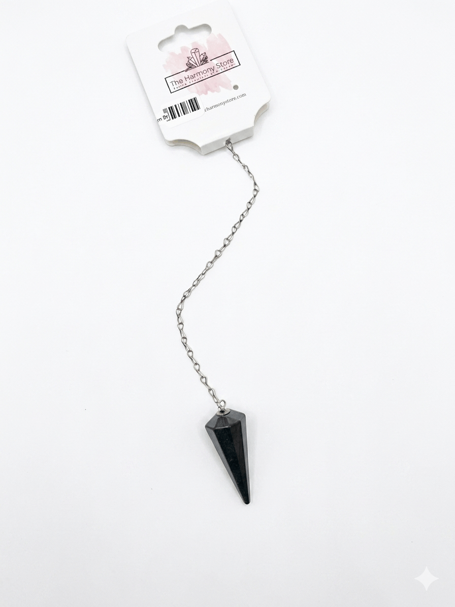 Hematite Premium Pendulum | The Harmony Store Pendulum