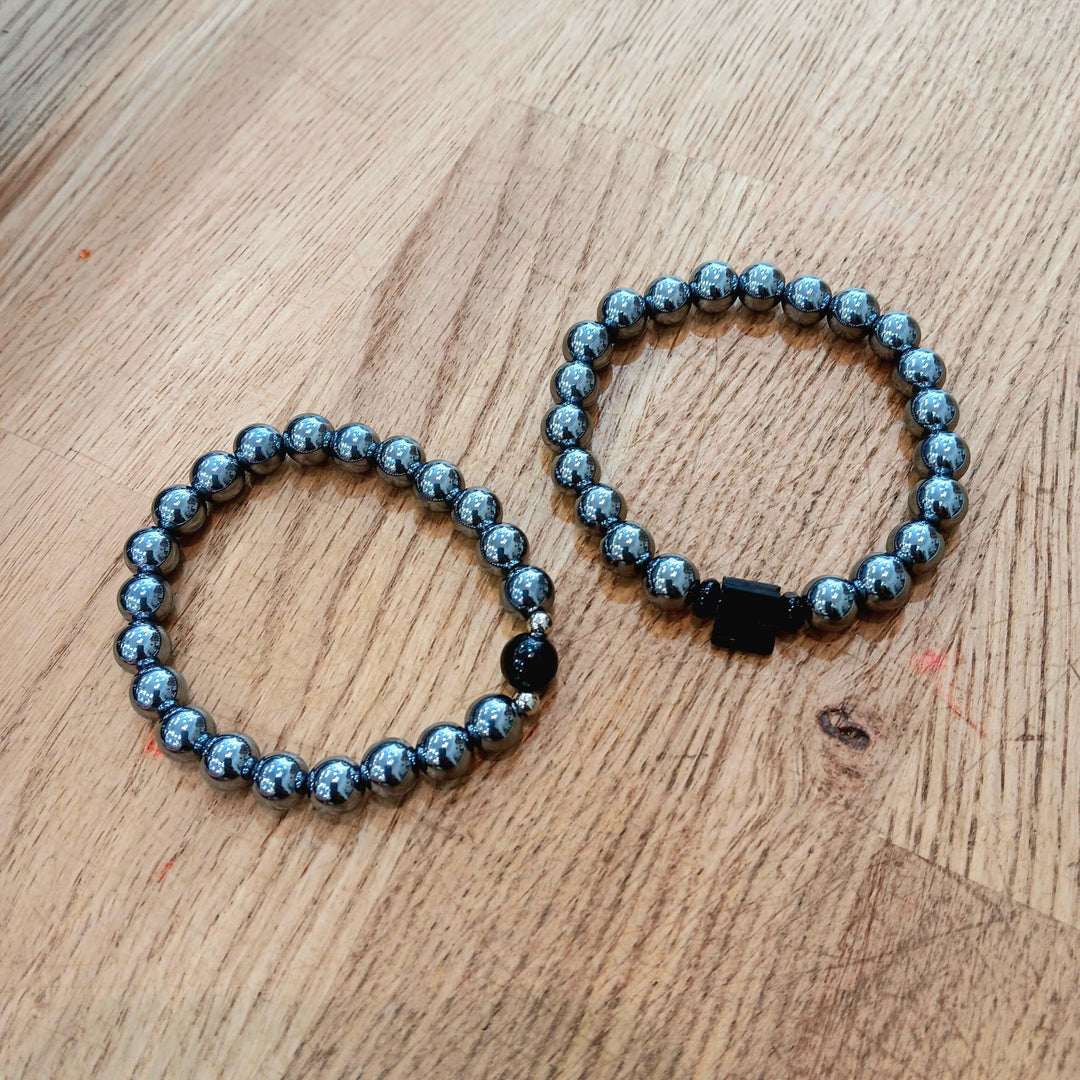 Hematite Protection Bracelet 8mm | The Harmony Store Bracelet