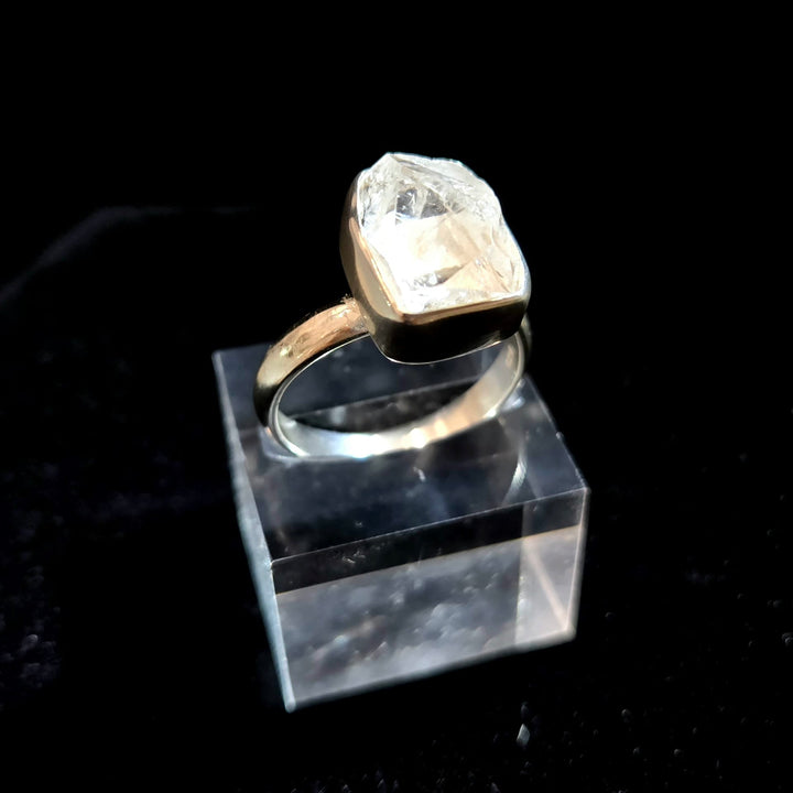 Herkimer Diamond Rough 925 Ring | The Harmony Store Ring