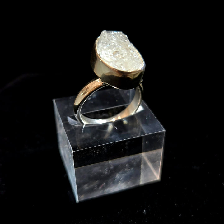 Herkimer Diamond Rough 925 Ring | The Harmony Store Ring