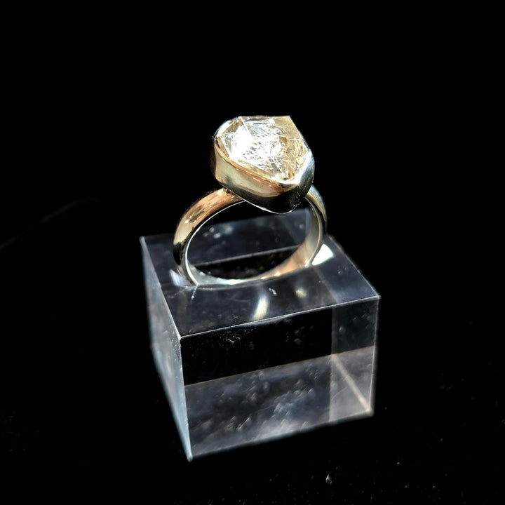 Herkimer Diamond Rough 925 Ring | The Harmony Store Ring