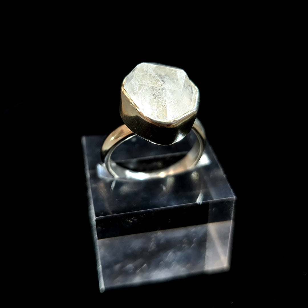 Herkimer Diamond Rough 925 Ring | The Harmony Store Ring