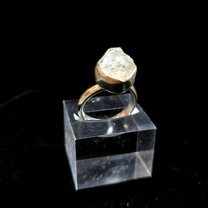 Herkimer Diamond Rough 925 Ring | The Harmony Store Ring