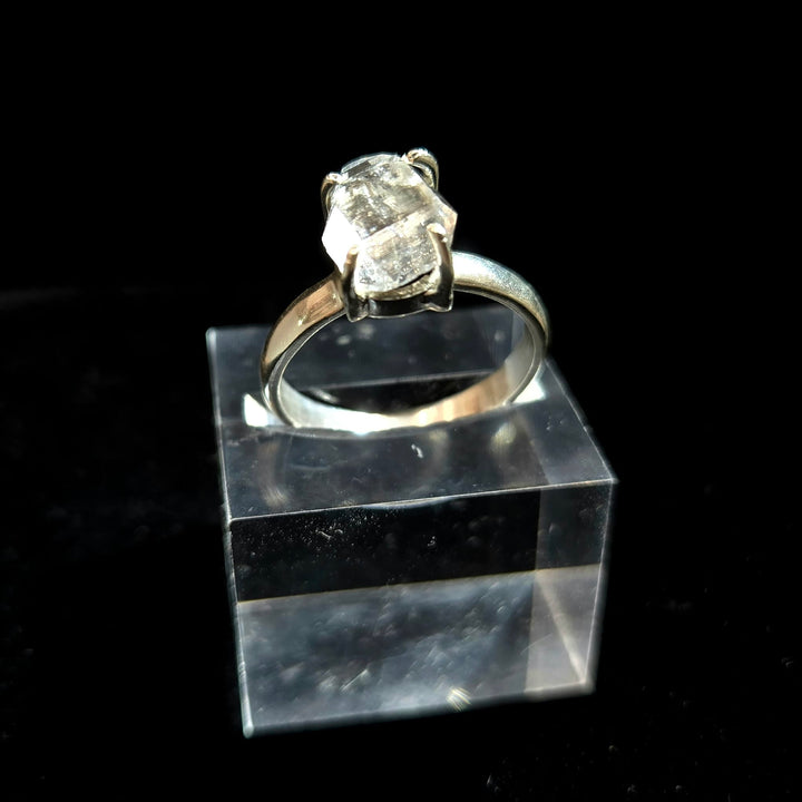 Herkimer Diamond Prong Set 925 Ring | The Harmony Store Ring