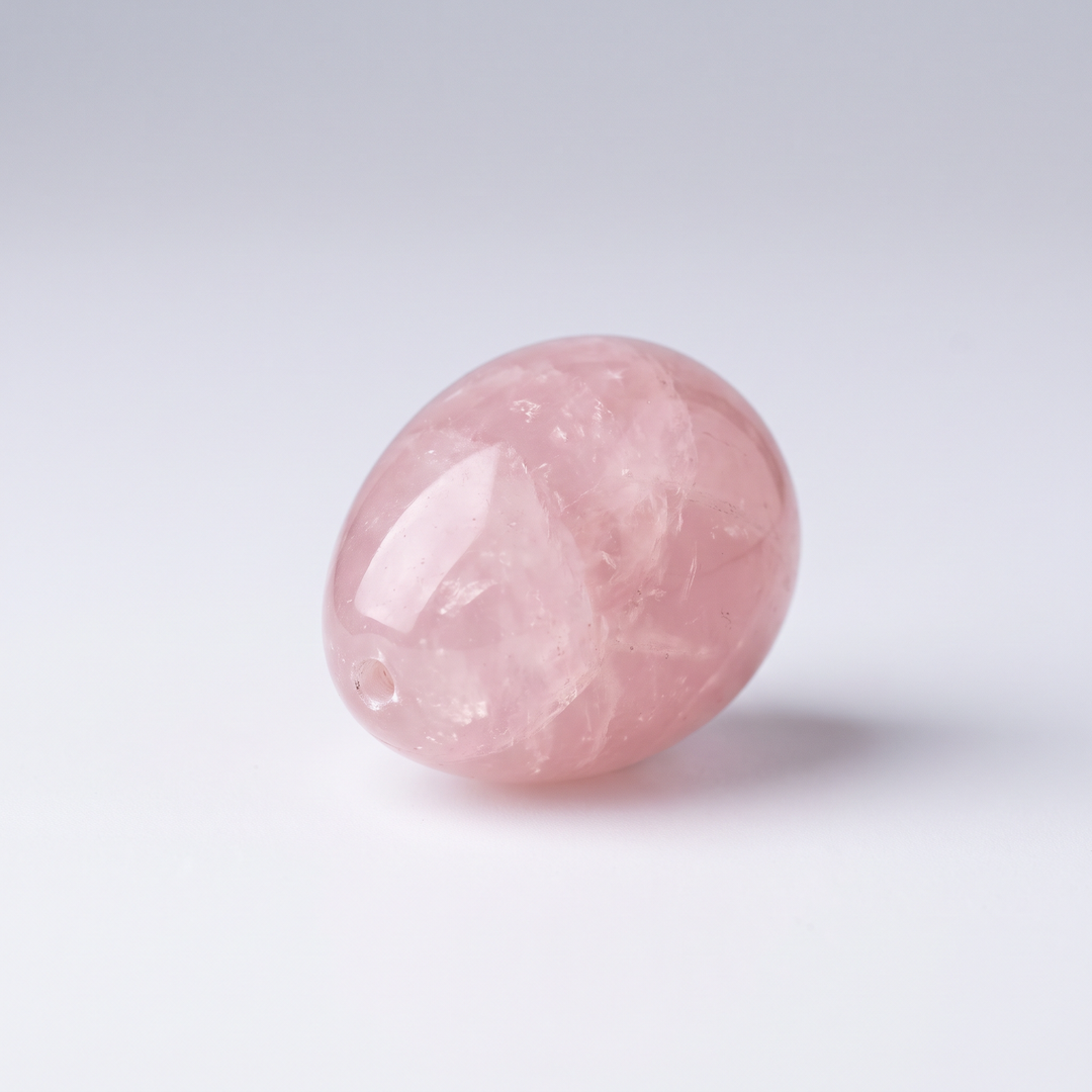 Rose Quartz Yoni Egg Small