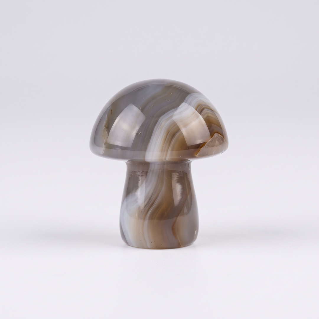 Mixed Agate Mushroom (2")