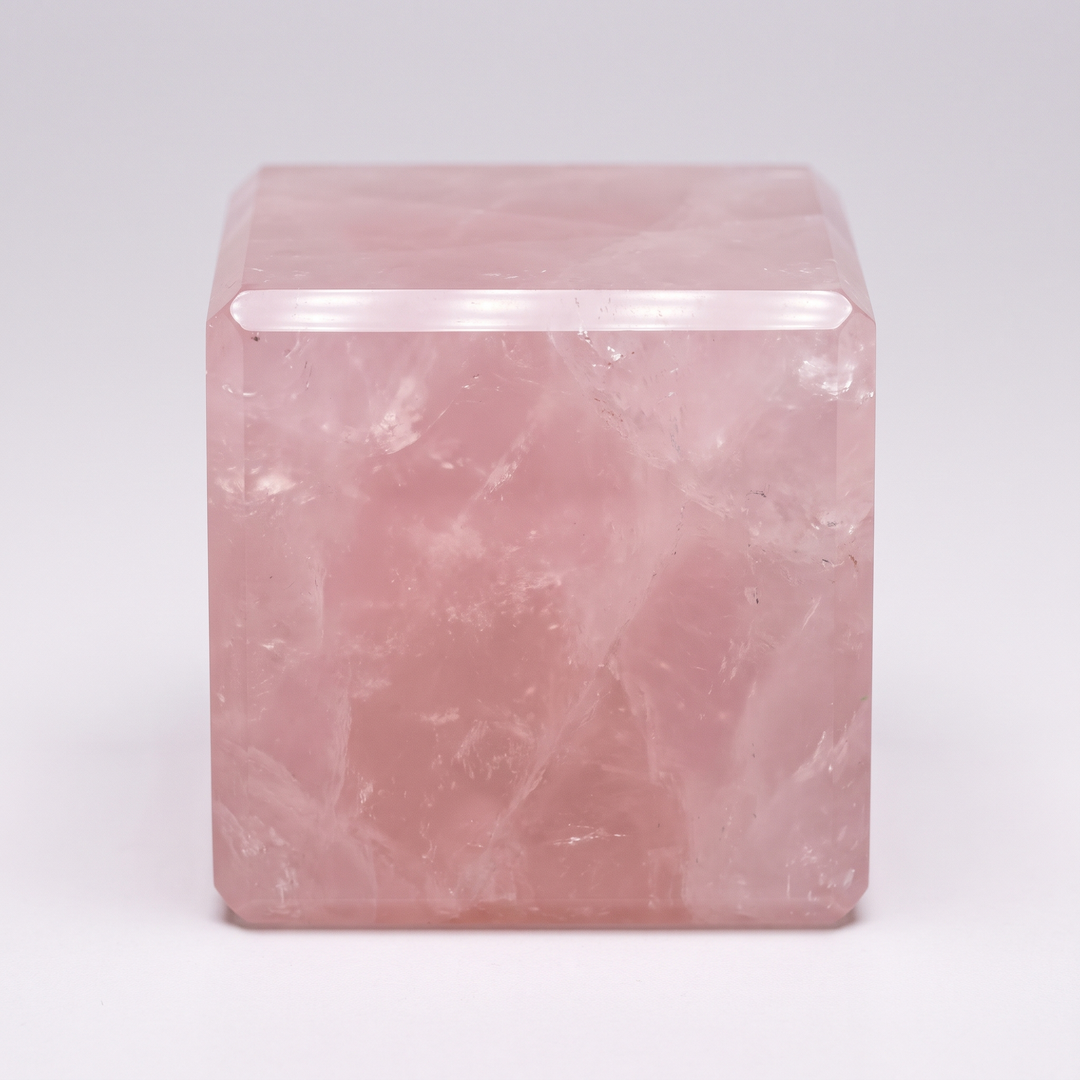 Rose Quartz Cube