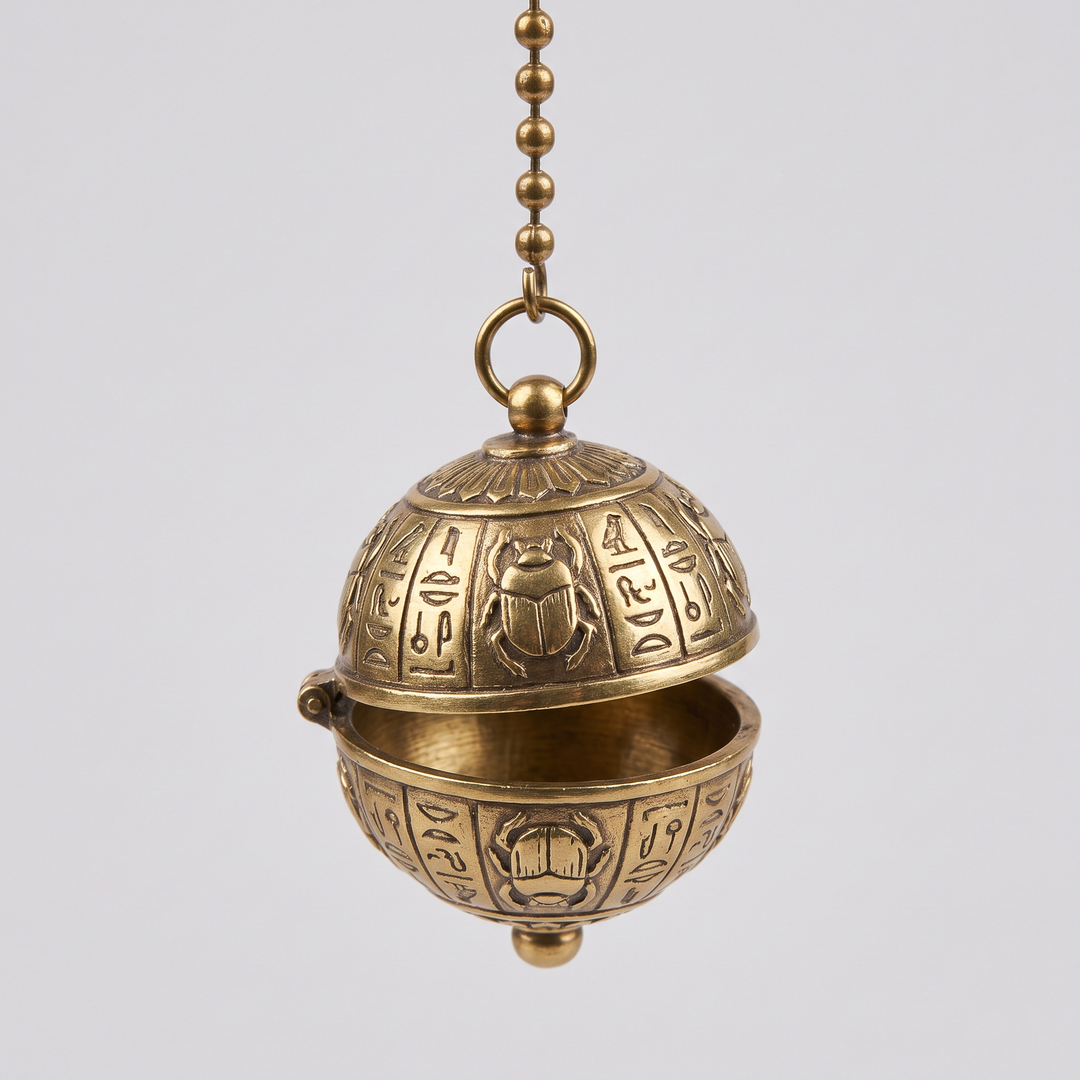 Brass Egyptian Chamber Pendulum