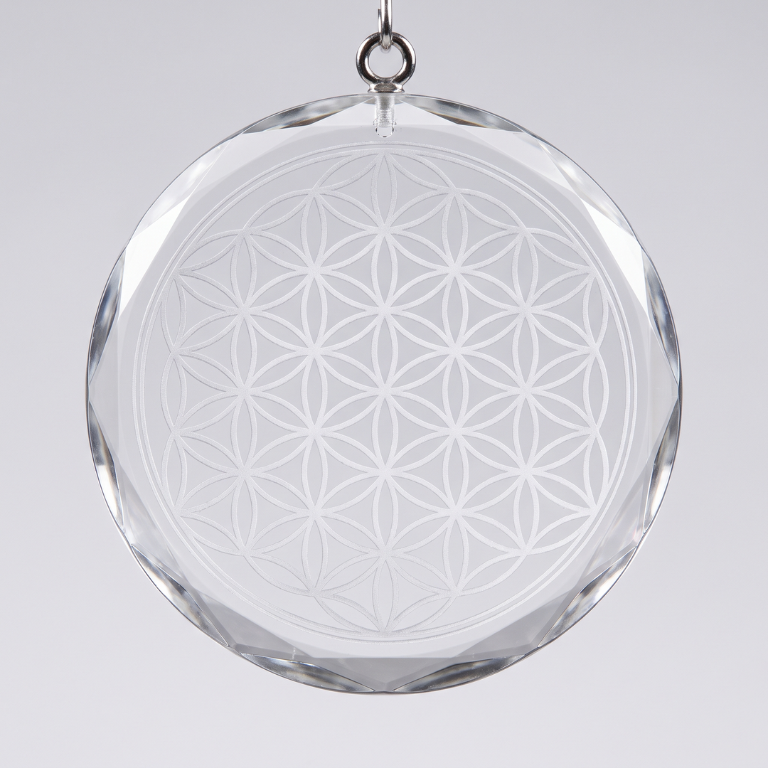 Flower of Life Glass Crystal
