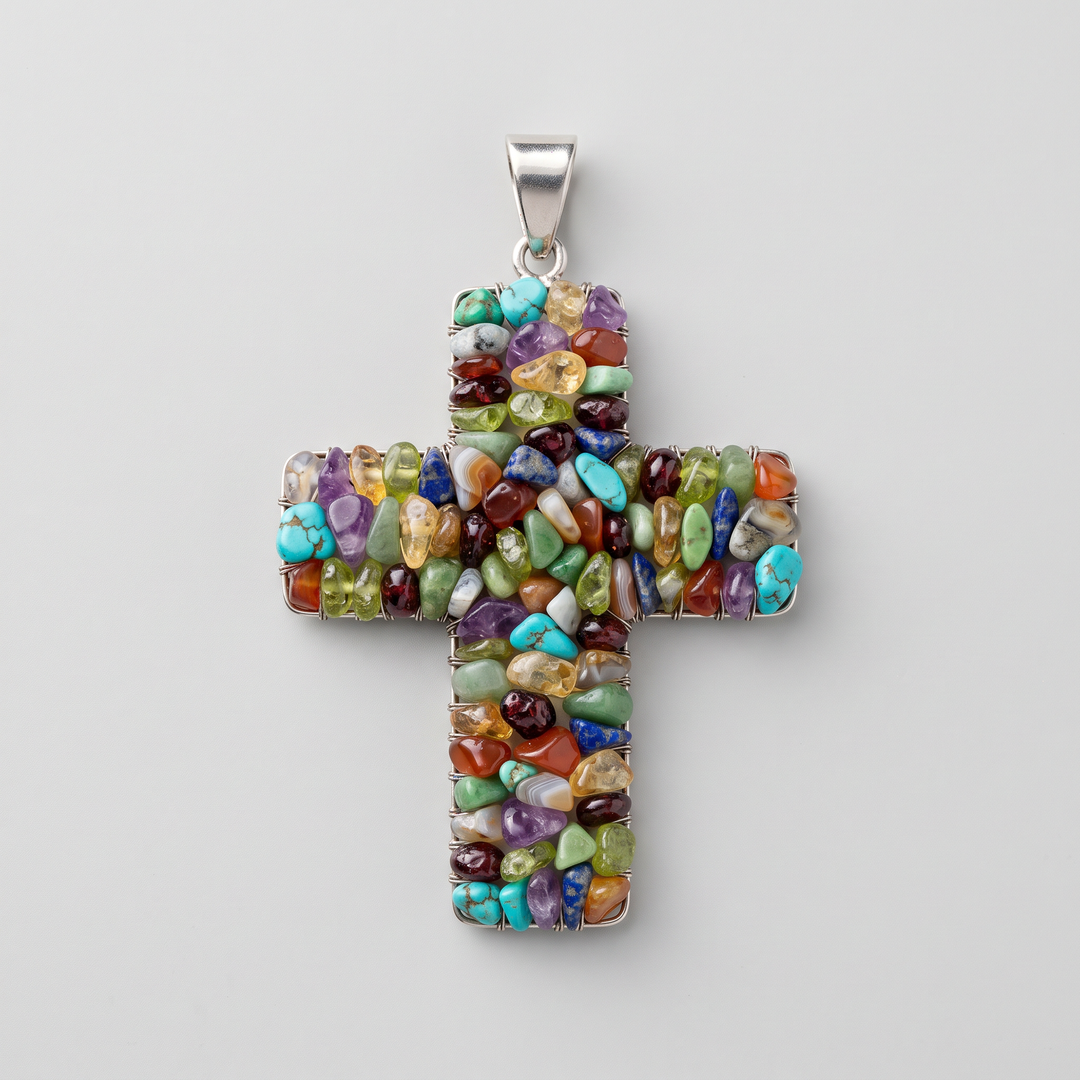 Gemstone Cross