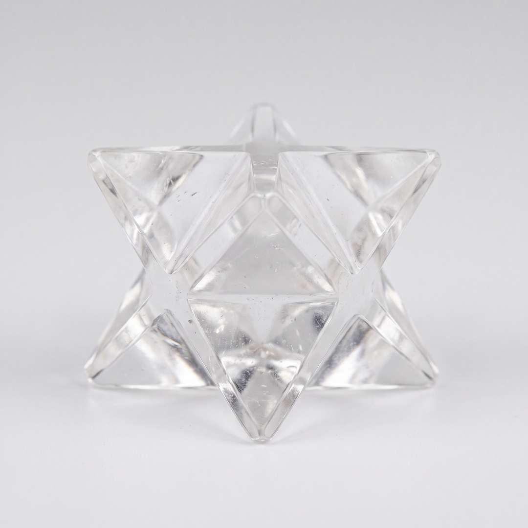 Clear Quartz Mini Merkaba Star