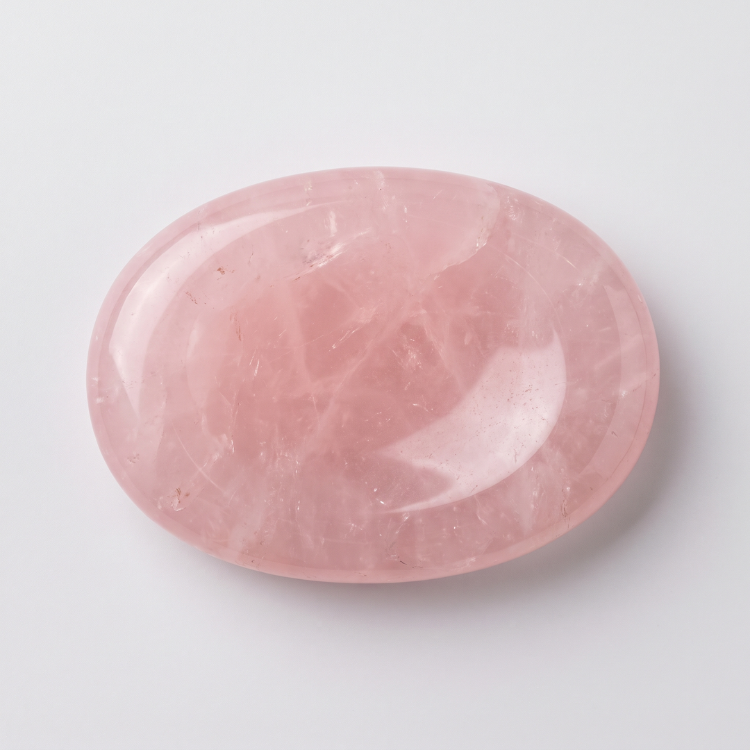 Rose Quartz Worry Stone