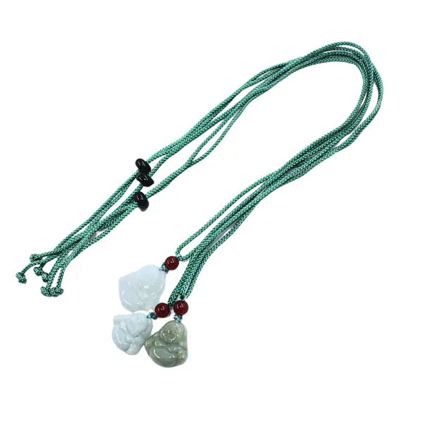 Jade Buddha Circle Necklace | The Harmony Store