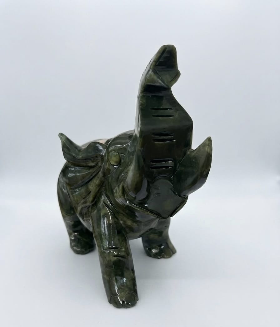 Jade Elephant 7-Inch | The Harmony Store Statue