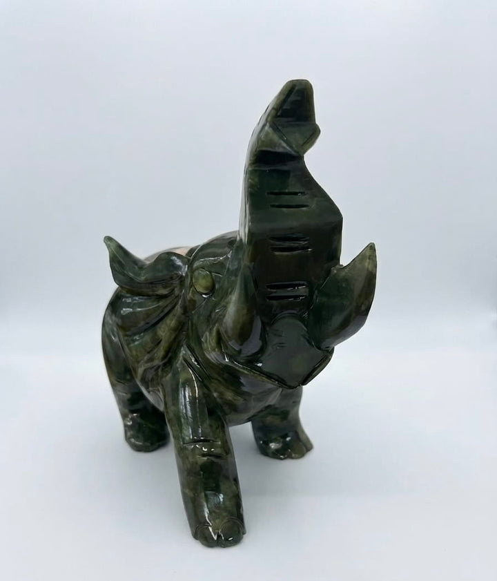 Jade Elephant 7-Inch | The Harmony Store Statue