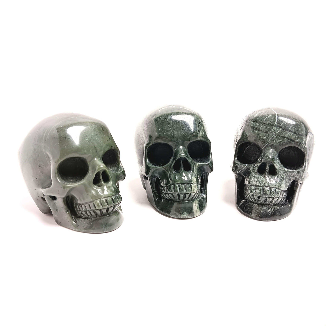 Jade Skull Crystal Carving | The Harmony Store Crystal Skull