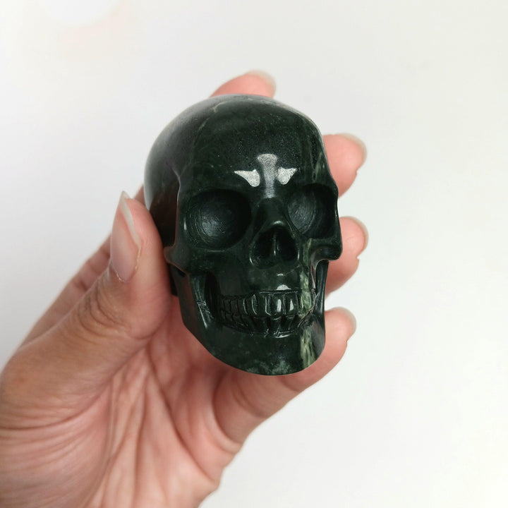 Jade Skull Crystal Carving | The Harmony Store Crystal Skull