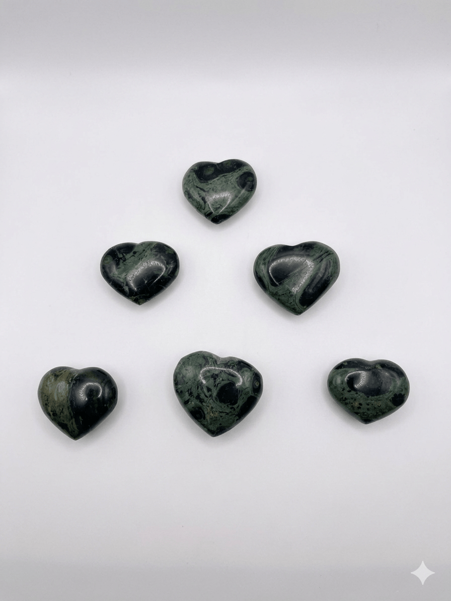 Kambaba Jasper Mini Heart | The Harmony Store Heart