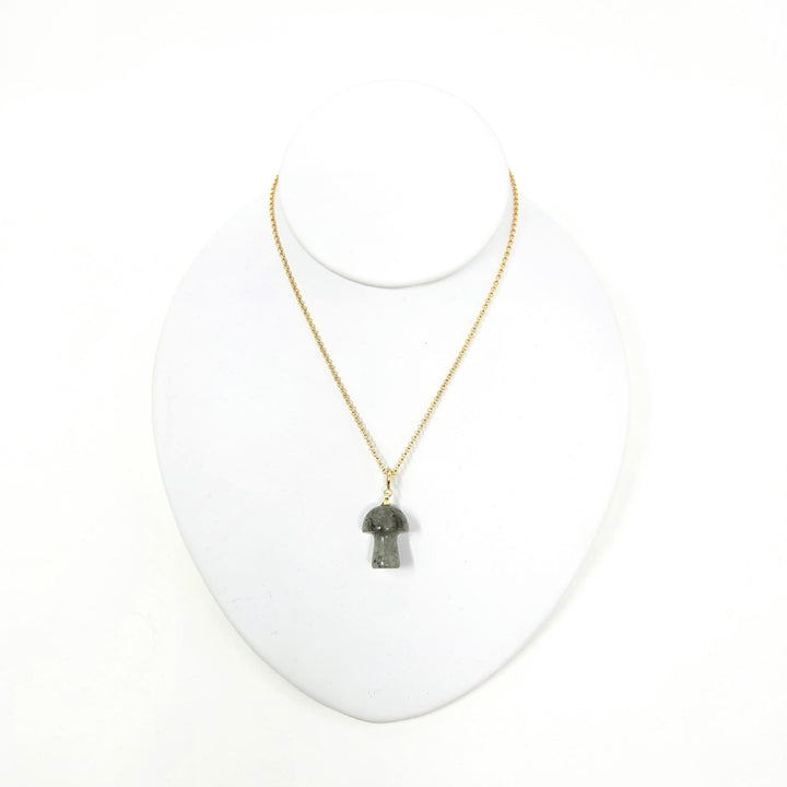 Labradorite Mushroom Pendant 3/4 Inch | The Harmony Store Pendant