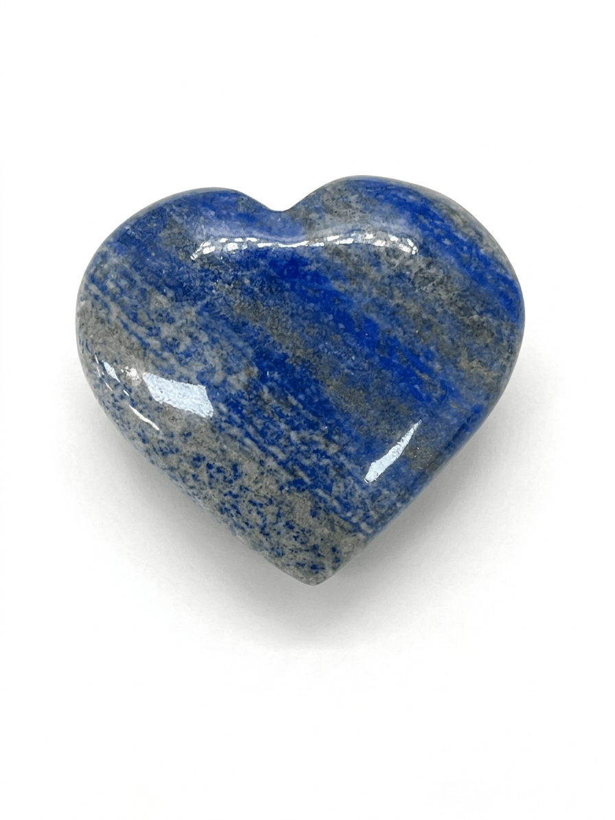 Lapis Lazuli Heart Afghanistan | The Harmony Store Heart