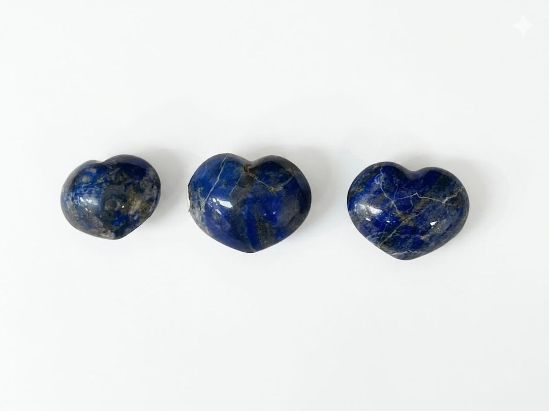 Lapis Lazuli Heart Afghanistan | The Harmony Store Heart