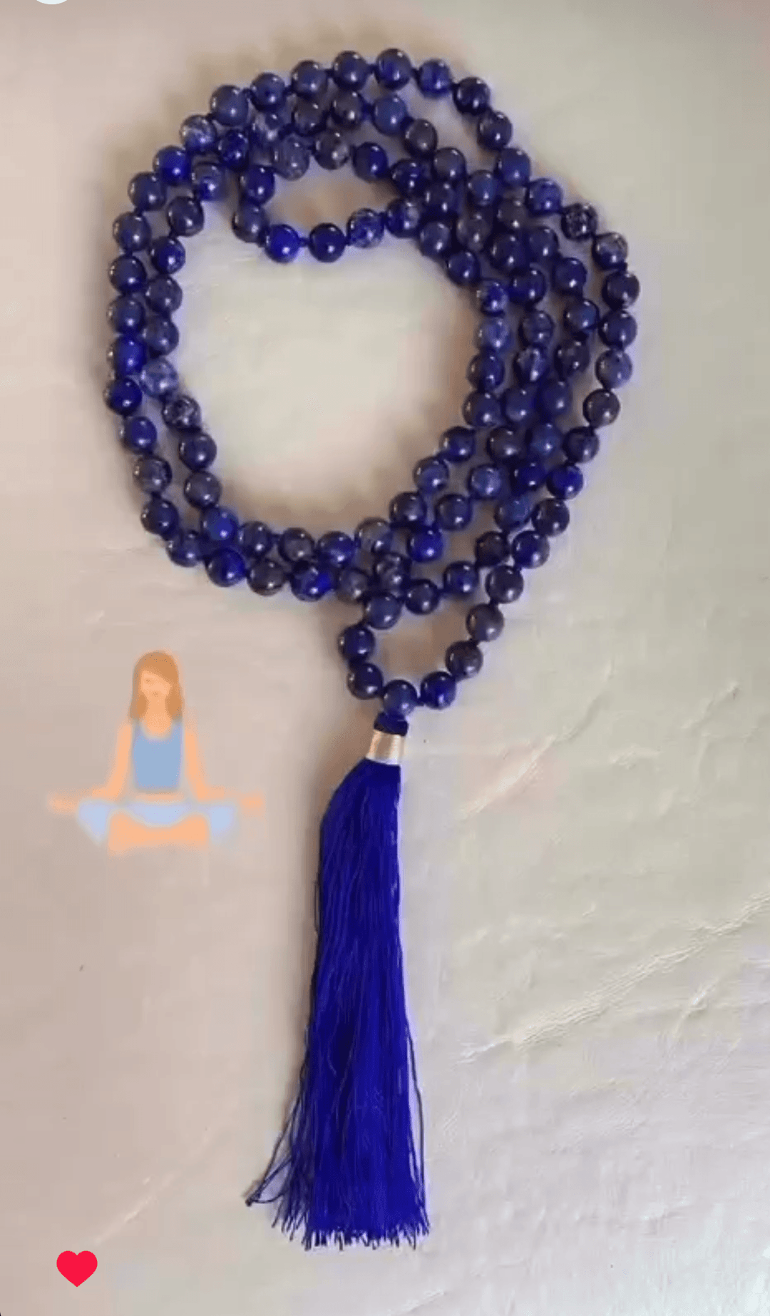 Lapis Lazuli Japa Mala | The Harmony Store Bracelet