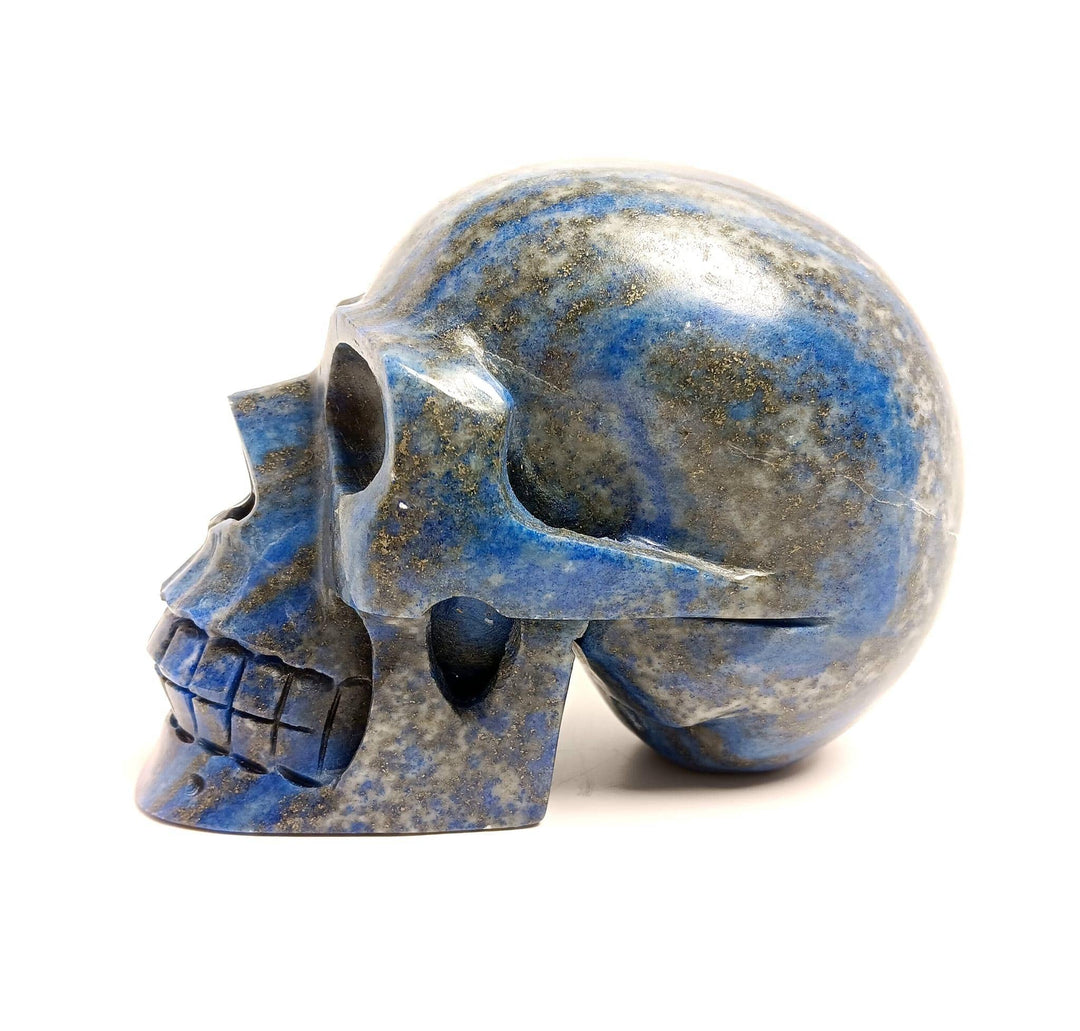 Lapis Lazuli Skull Crystal Carving | The Harmony Store