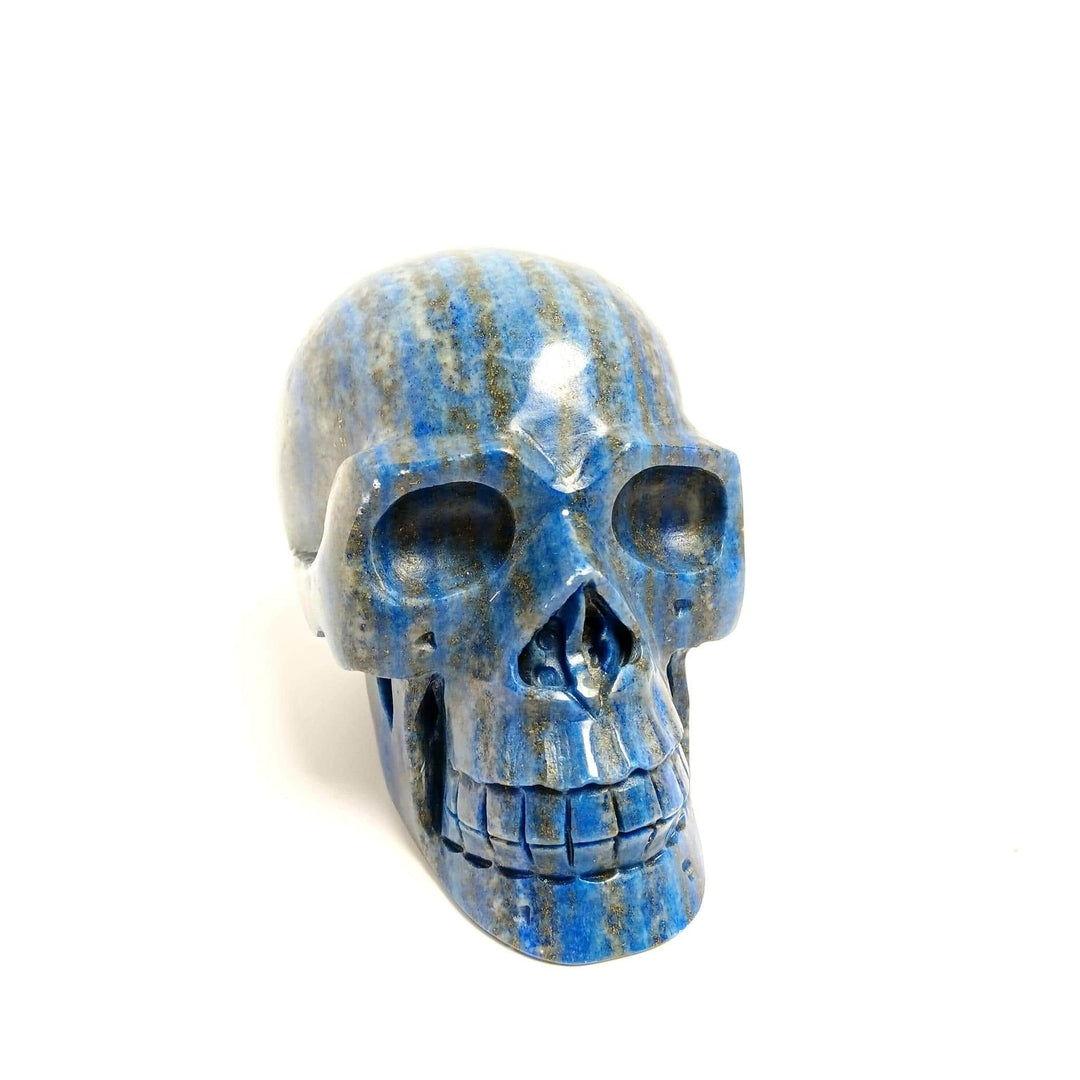 Lapis Lazuli Skull Crystal Carving | The Harmony Store