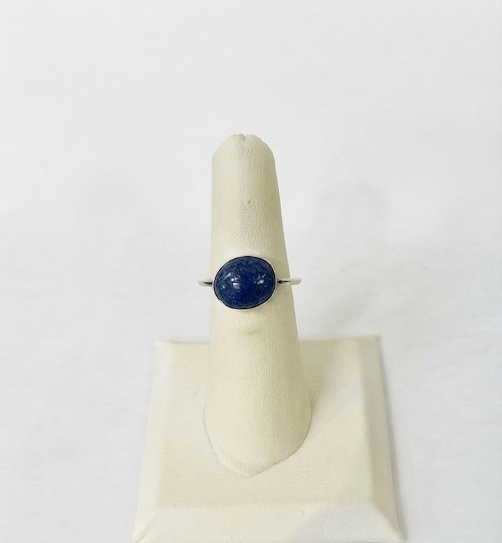 Lapis Lazuli Sterling Silver Ring (Small) | The Harmony Store Ring