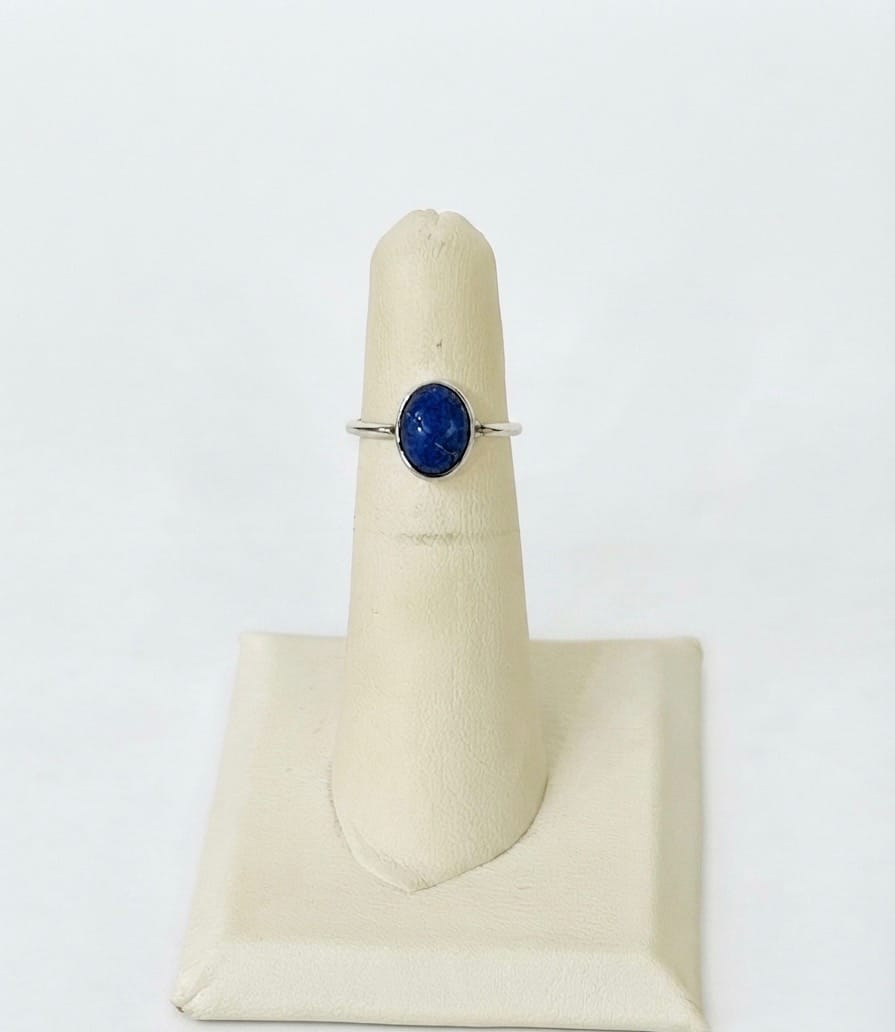 Lapis Lazuli Sterling Silver Ring (Small) | The Harmony Store Ring