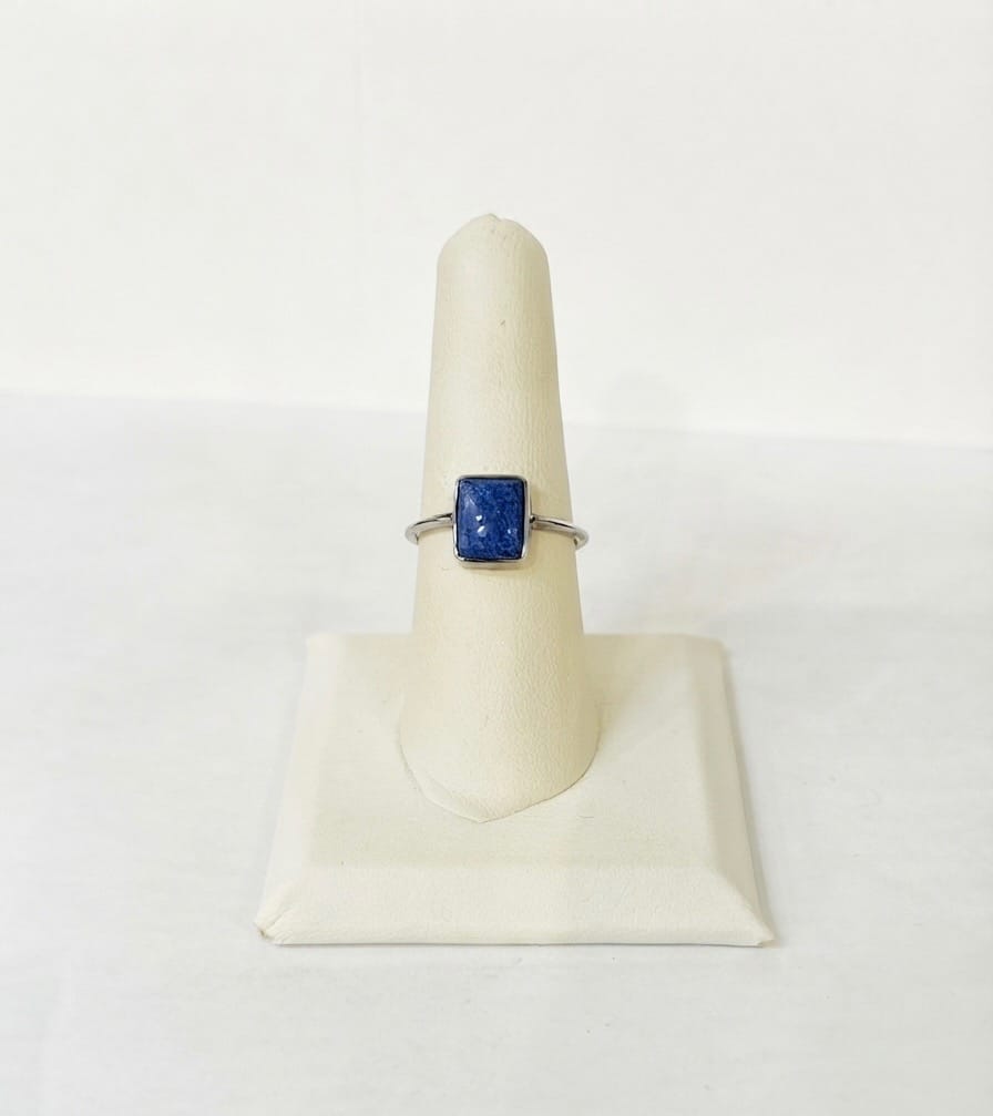 Lapis Lazuli Sterling Silver Ring (Small) | The Harmony Store Ring