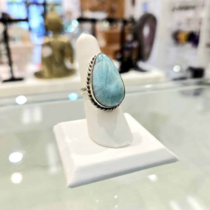 Larimar Ring Adjustable | The Harmony Store Ring