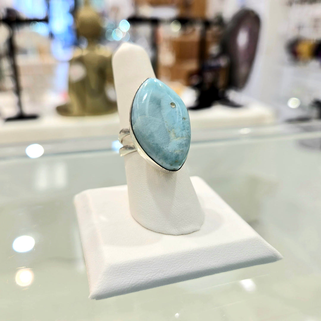 Larimar Ring Adjustable | The Harmony Store Ring