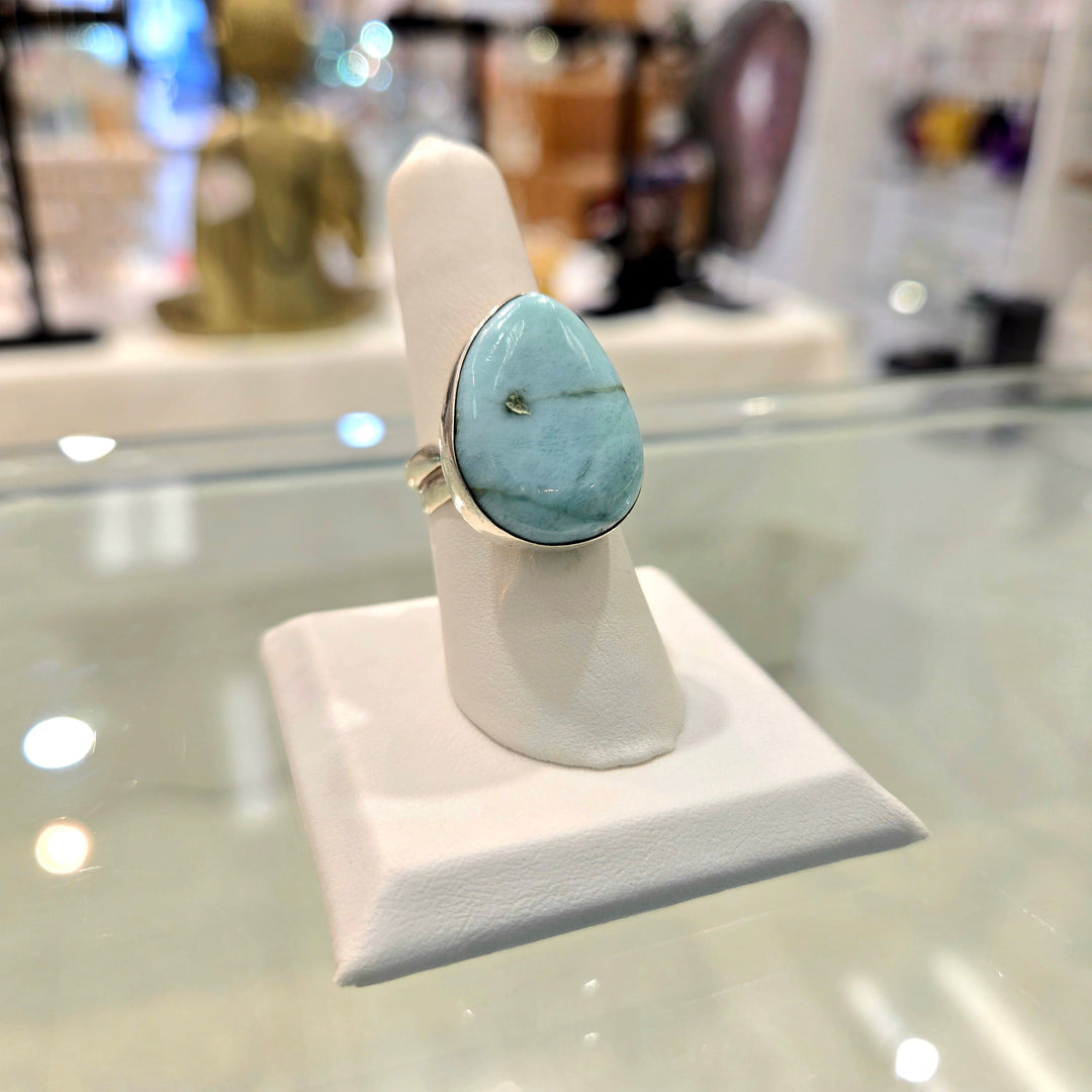 Larimar Ring Adjustable | The Harmony Store Ring