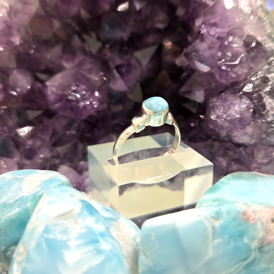 Larimar Sterling Silver Ring | The Harmony Store Ring