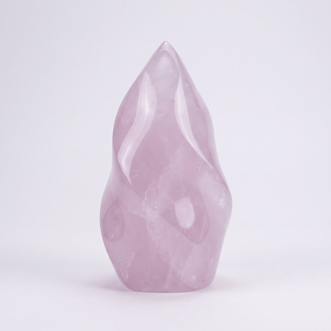 Lavender Rose Quartz Flame, Madagascar | The Harmony Store Flame