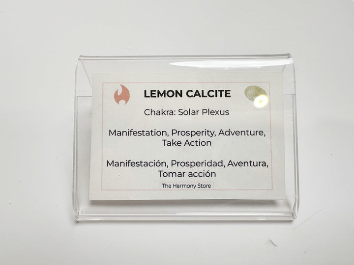 Lemon Calcite Heart - The Harmony Store