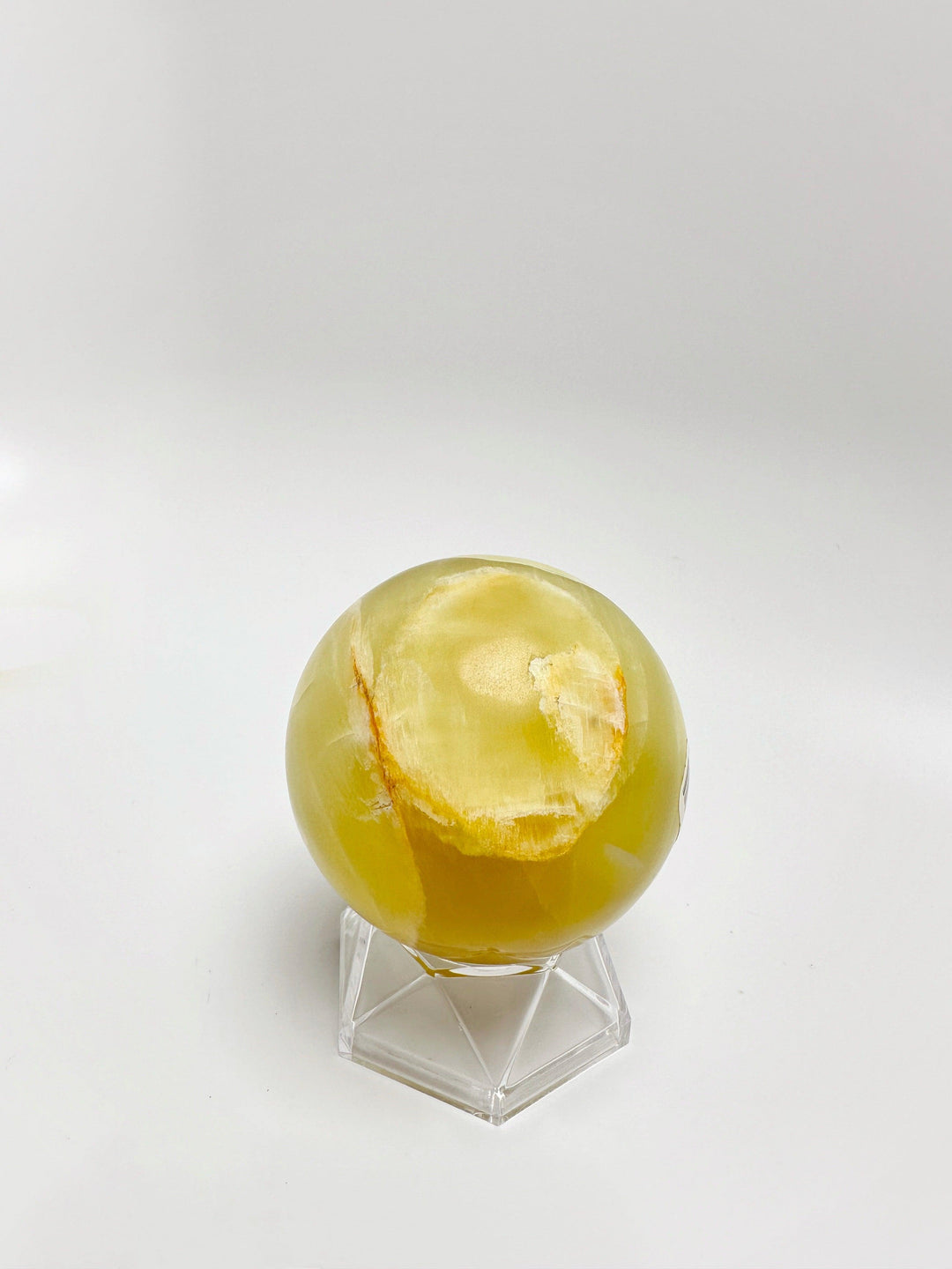 Lemon Calcite Sphere - The Harmony Store