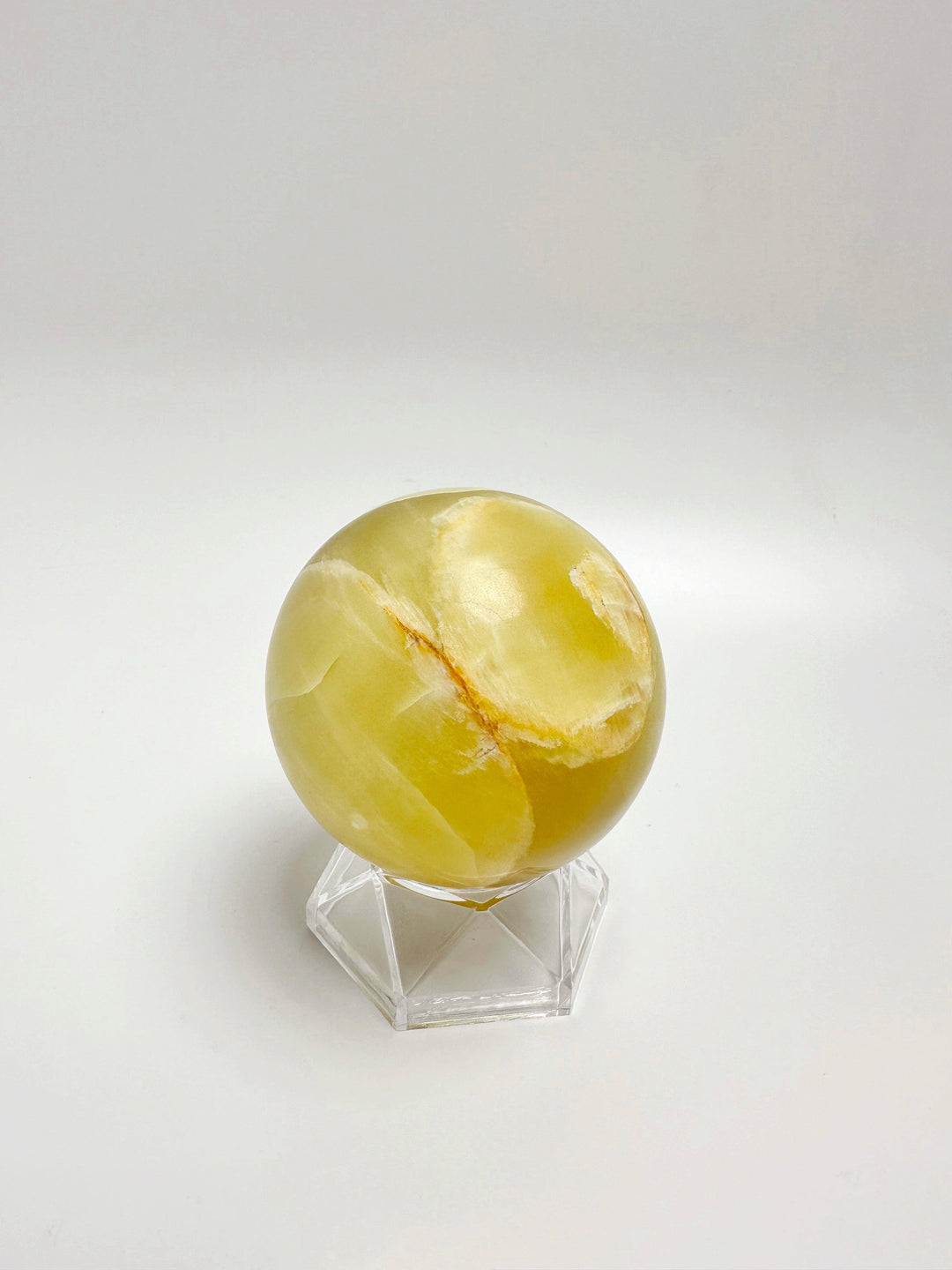 Lemon Calcite Sphere - The Harmony Store