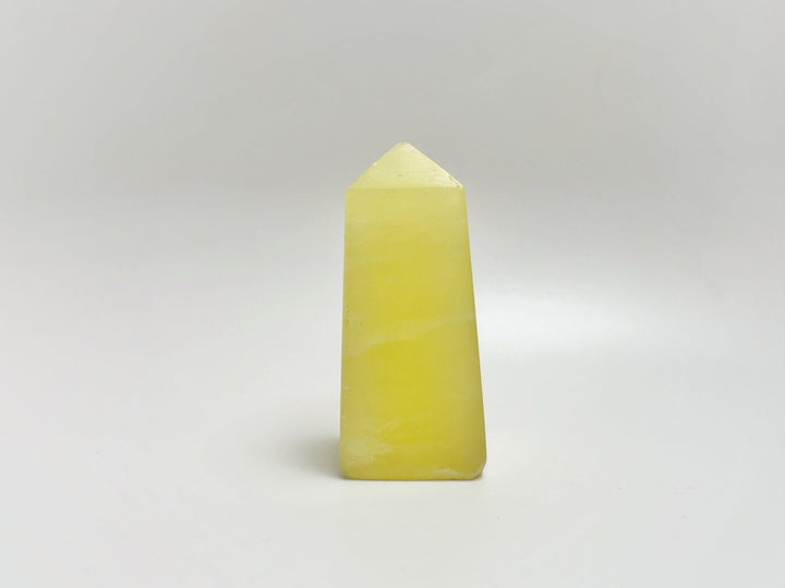 Lemon Calcite Tower Crystal | The Harmony Store Tower