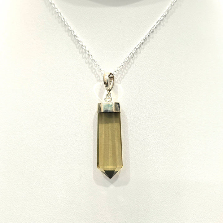 Lemon Quartz Silver Pendant | The Harmony Store Pendant