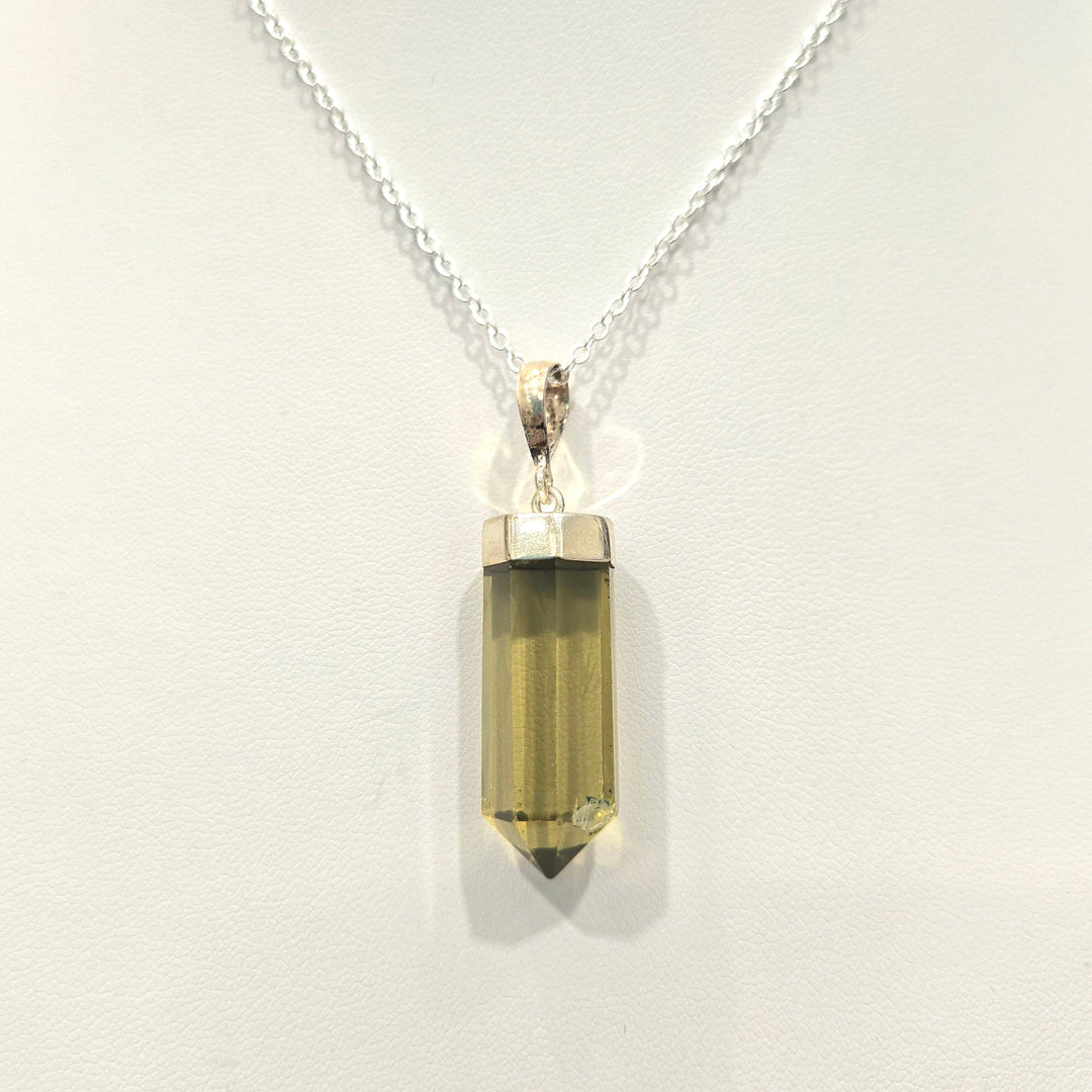 Lemon Quartz Silver Pendant | The Harmony Store Pendant