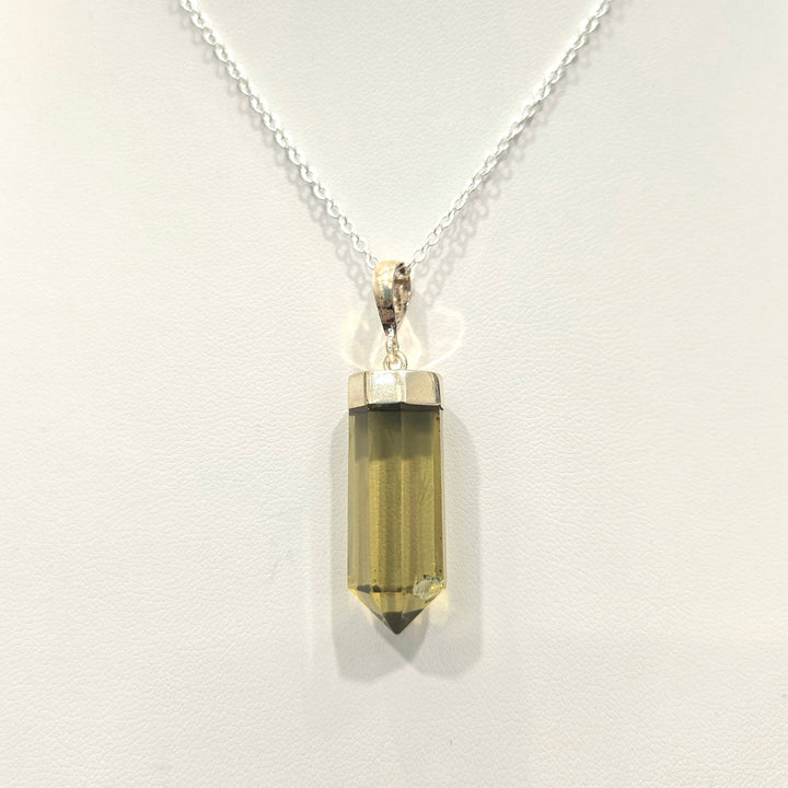 Lemon Quartz Silver Pendant | The Harmony Store Pendant