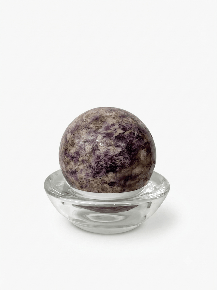 Lepidolite Crystal Sphere | The Harmony Store Sphere
