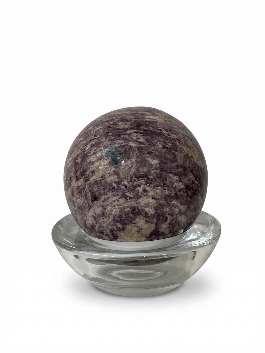 Lepidolite Crystal Sphere | The Harmony Store Sphere